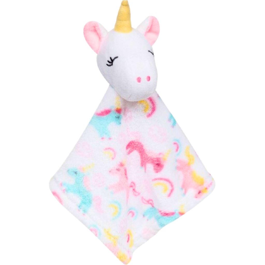 Naninha De Pelúcia Branco Unicórnio Para Bebê 11863 - BUBA em Oferta na Shopee