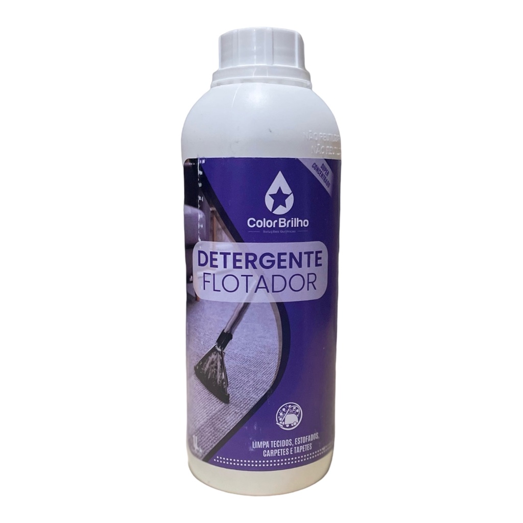 Detergente Flotador Color Brilho 1l Limpeza de Estofados