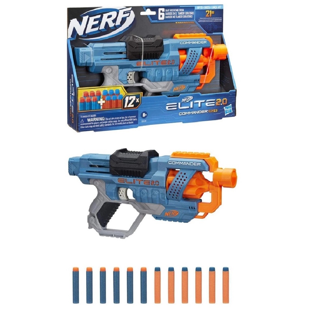 Nerf Lançador De Dardos Elite 2.0 Comander -  Hasbro