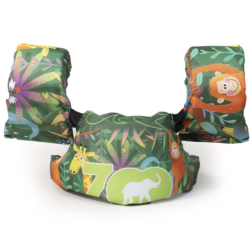 Boia Colete Flutuador infantil Safari piscina salva vidas