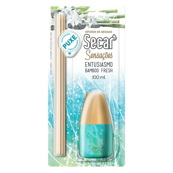 DIFUSOR DE AROMAS SECAR ENTUSIASMO BAMBOO FRESH 100ML