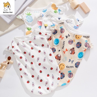 Roupas Para Cães Fofos De Sete Tapetes Shih Tzu Summer Pet Vest Camiseta Gatos De Estimação Cachorros em Oferta na Shopee