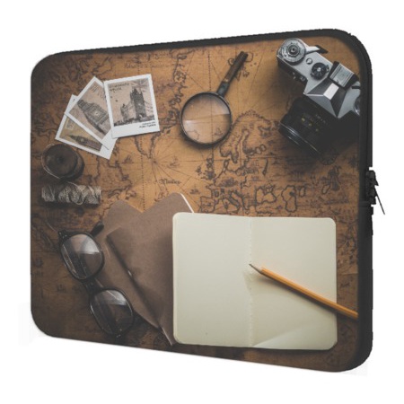 Case Notebook, Mapa Retrô 15.6"