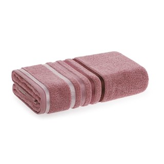 Toalha de Rosto Karsten Fio Penteado Lumina Rosa/Rosa Retrô