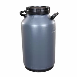 Latão De Leite Milkan Plástico Cinza 50L