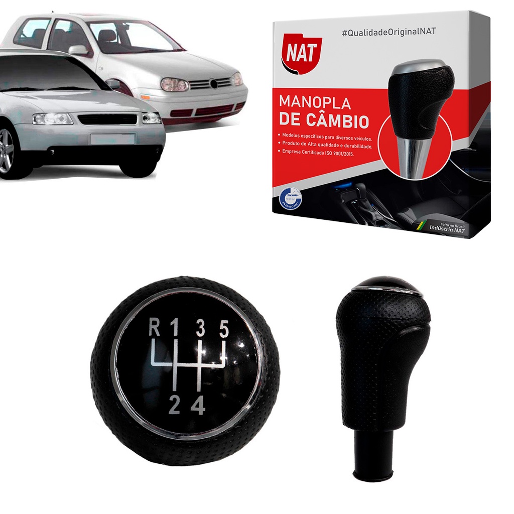 Manopla de Câmbio Golf 1999 Até 2006 E Audi A3 1997 Até 2000 em Oferta na Shopee