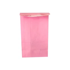 Saquinho de Papel Rosa - 9x18x6cm - 24 Unidades - ArtLille -