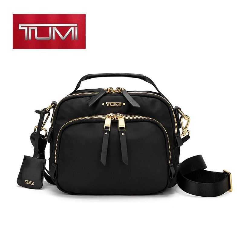 D2d3tumi TUMI Voyageur Series Moda Simples Leve Bolsa Feminina de Nylon Bolsa Transversal Bolsa de Ombro196308