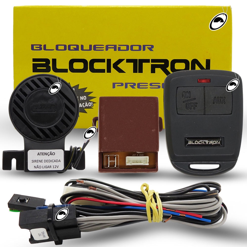 Bloqueador Automotivo Blocktron Controle Presença