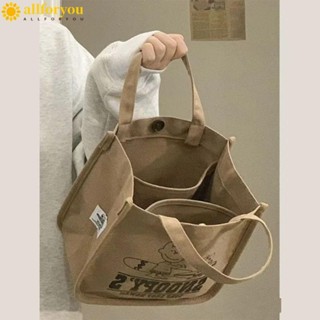 ALLFORYOU1 Bolsa De Lona , Para Desenho Animado , Nova Portátil O Ombro Mulheres