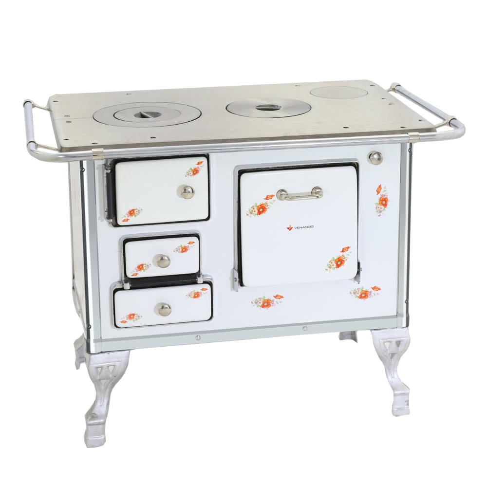 Fogão a Lenha Venâncio Branco/Florido Nº1 Direito em Oferta na Shopee