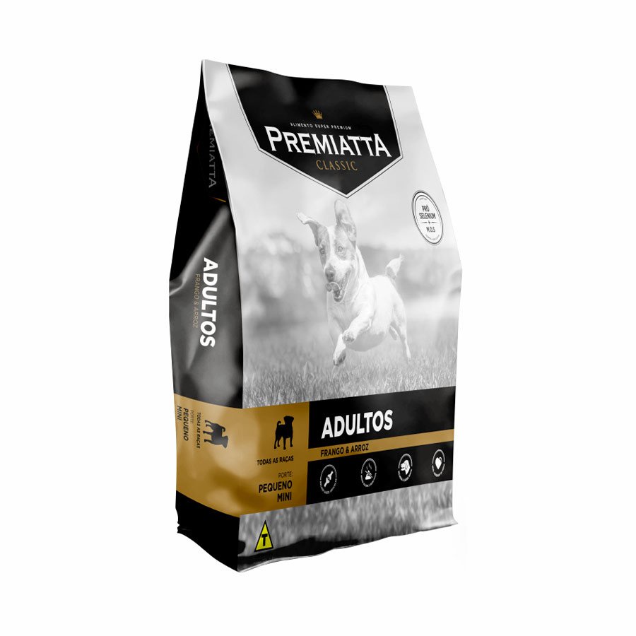 Premiatta Classic Cães Adultos Raças Pequenas Frango e Arroz 7,5Kg