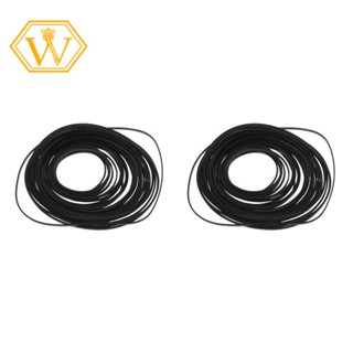 100PCS Universal Mix Cassette Tape Machine Correias De Borracha Plana Comum Sortida Para Gravadores CD DVD Drive