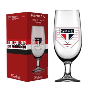 Taça Cerveja Chopp São Paulo SPFC Tricolor 300Ml em Oferta na Shopee