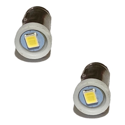 Lampada ( 75 ) Led Branco Soquete Latao Painel Fusca 522