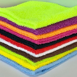 Kit c/10 Panos de limpeza microfibra alta absorção 30x30cm