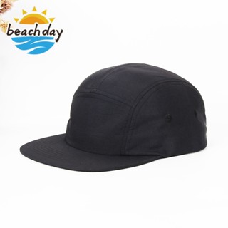Beach Day Waterproof 5 Painéis Boné De Baseball Clássico Campismo Quick Dry Chapéu Plano Tamanho Grande Bonés Grandes Taslon Curto Brim
