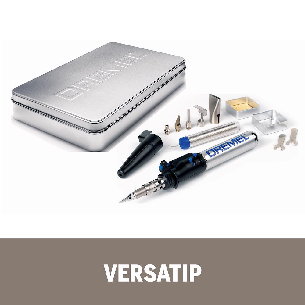Versatip Pirógrafo e Soldador a Gás Com 12 Acessórios- Dremel