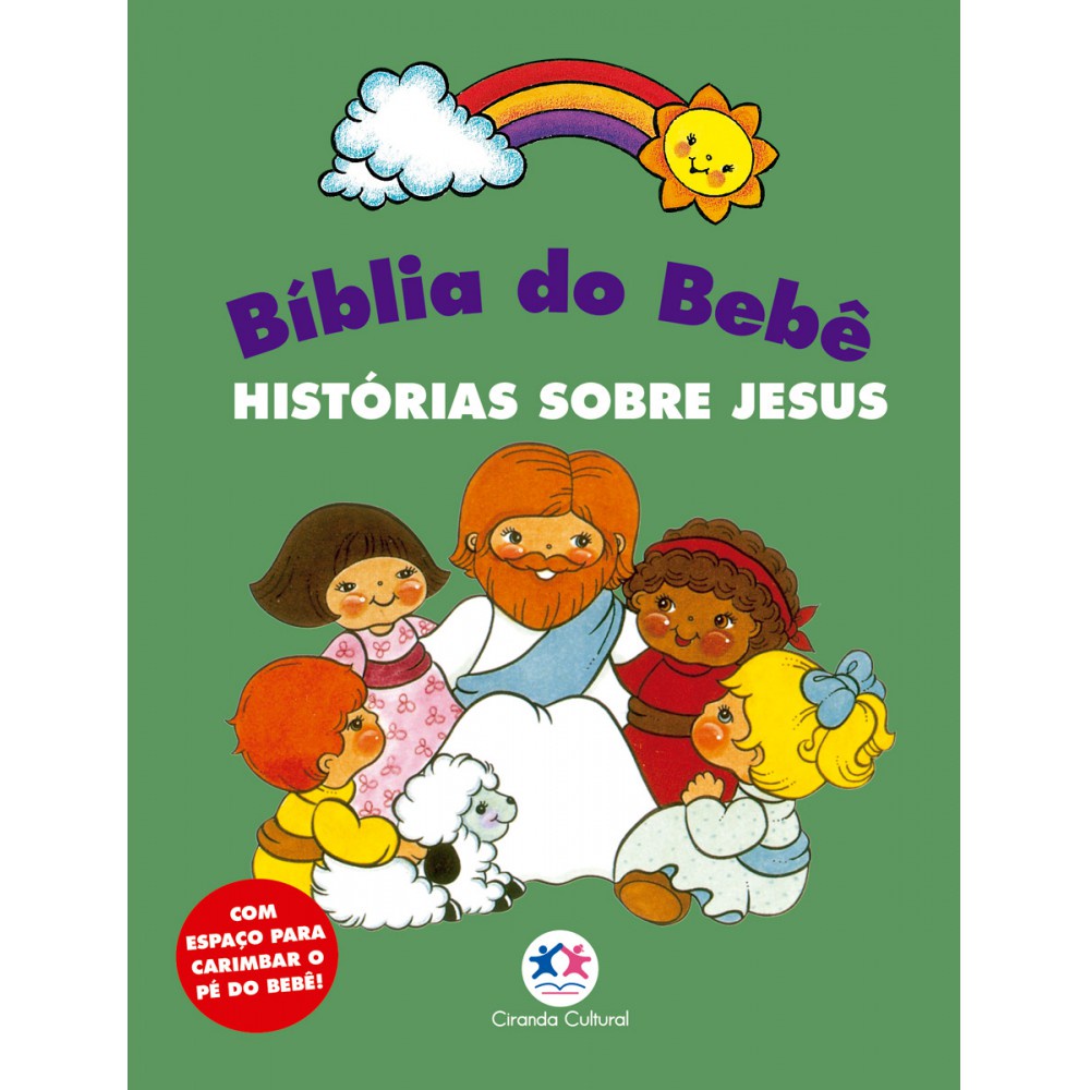 Livro Capa dura Bíblia do Bebê - Histórias sobre Jesus em Oferta na Shopee