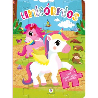 Livro Quebra-cabeça Unicórnios em Oferta na Shopee