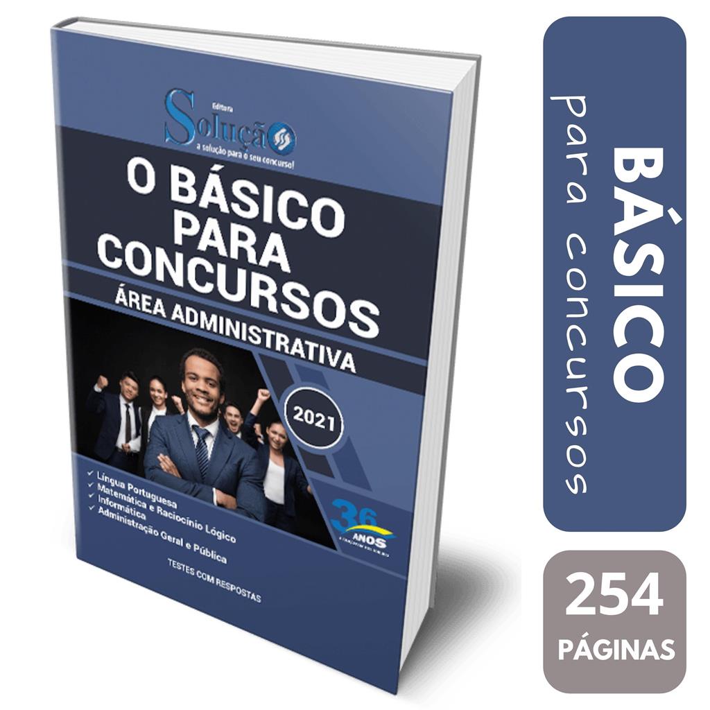 Apostila Basico para Concursos Area Administrativa em Oferta na Shopee