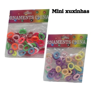 Mini Xuxinhas Coloridas para Cabelos - 30 uni.