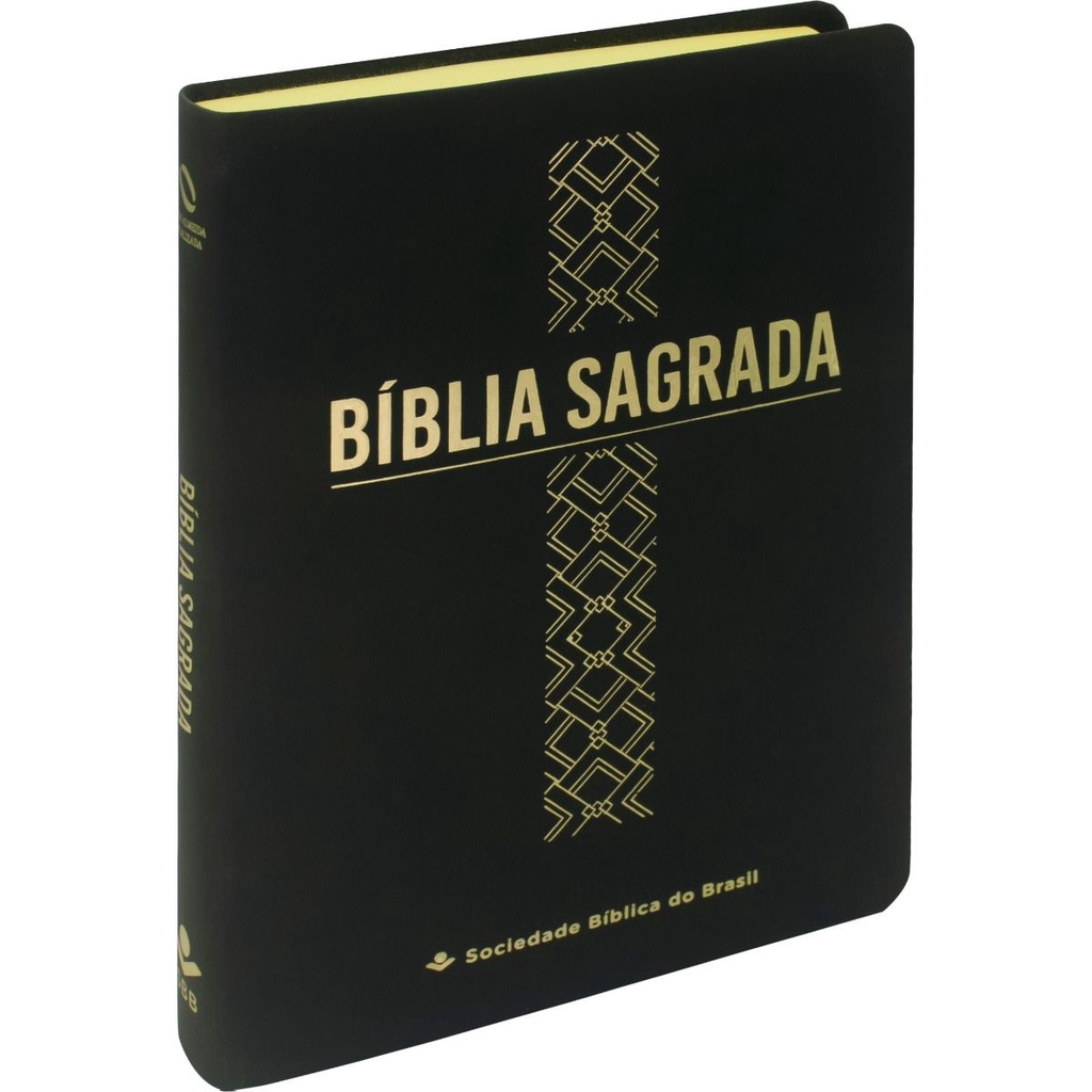 Bíblia Sagrada NAA | Letra Grande | Preta Cruz em Oferta na Shopee