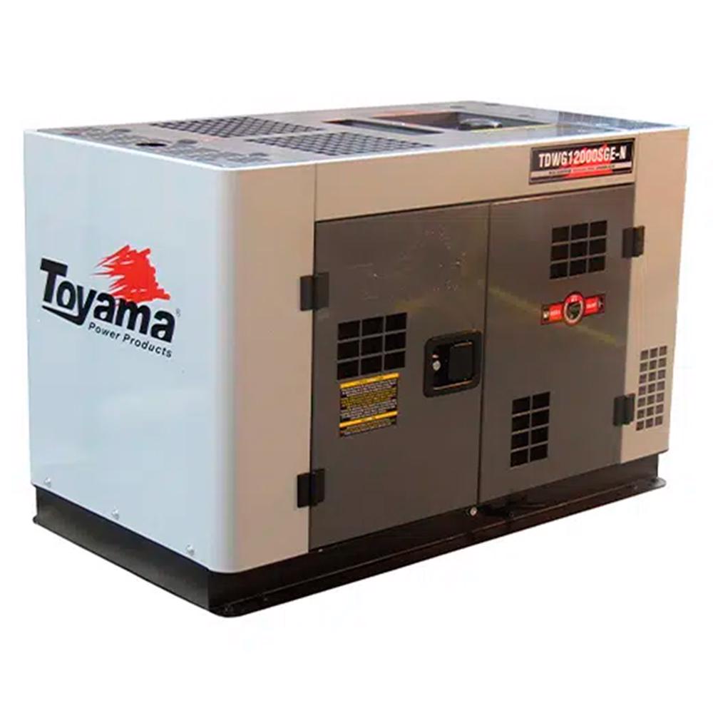 Gerador Diesel 10 KVA Elétrico Monofásico 254-009 AVR TOYAMA