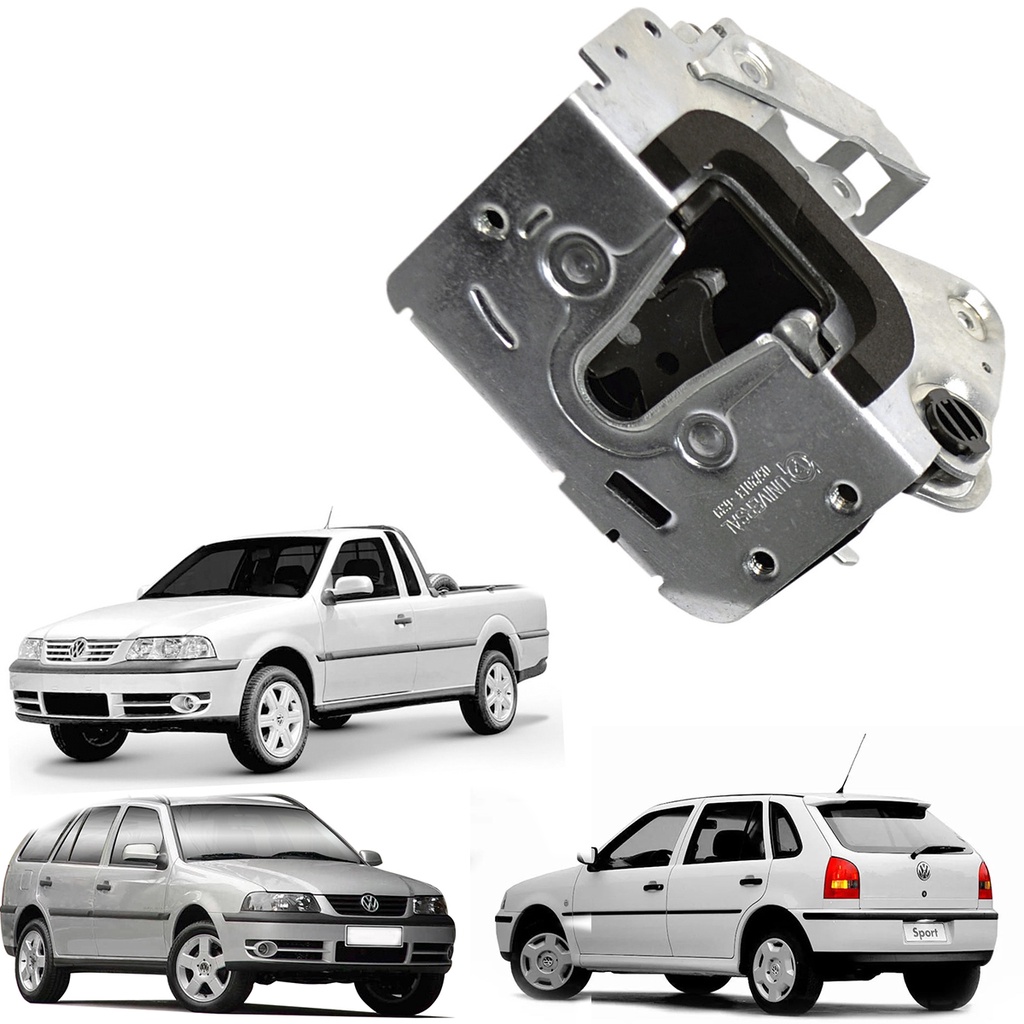Fechadura Abertura De Metal Porta Lado Direito Gol Saveiro Parati Automotivo G2 G3 G4 Vw Volkswagem