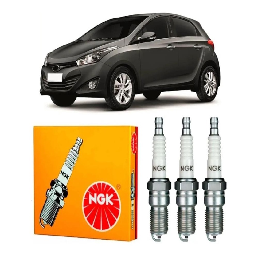 Jogo De Vela Ignicao Ngk Hyundai/kia Hb20/picanto 1.0 12v em Oferta na Shopee