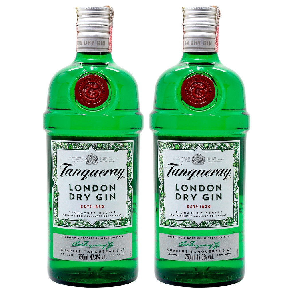 KIT 2 Gin Tanqueray 750ml