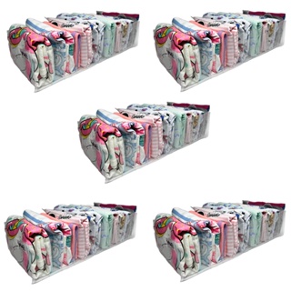 Kit 5 Colmeias organizadora M Roupa Infantil Camiseta Bermuda 15cm x 40cm x 10cm em Oferta na Shopee