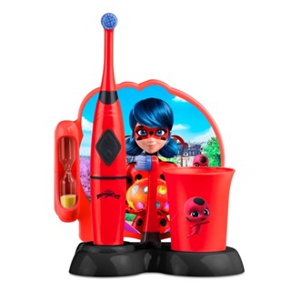 Escova Elétrica Rotacional Funny Brush Lady Bug Miraculous Multi Saúde - HC428