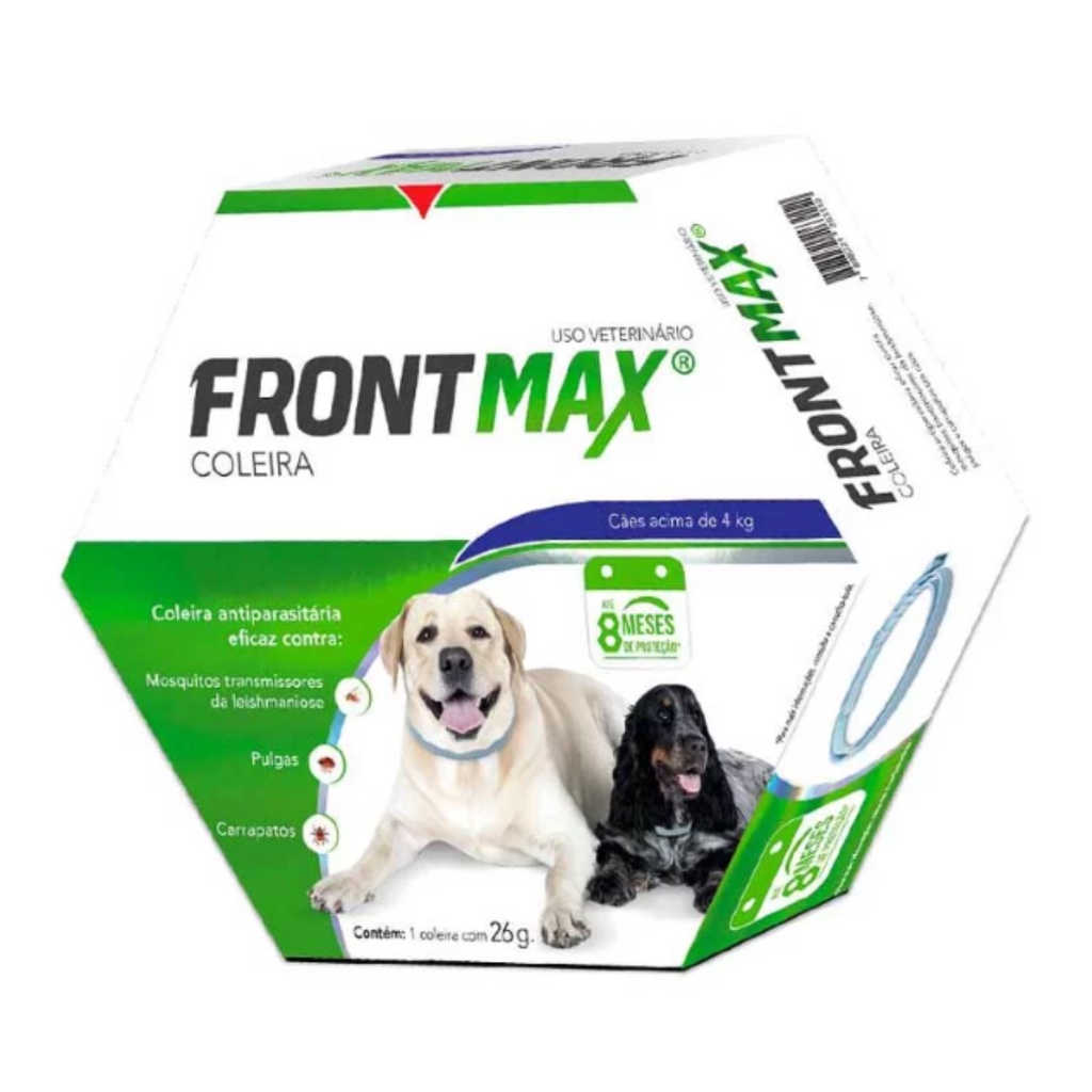 Coleira Antipulgas e Contra Carrapatos Frontmax 70cm cães em Oferta na Shopee