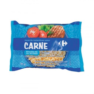 Macarrão Instantâneo Carrefour Sabor Carne