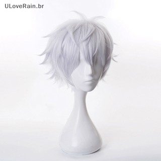 ULOVERAIN Anime Jujutsu Kaisen Gojo Satoru Cosplay Perucas De Cabelo Curto Para Festa Gift BR