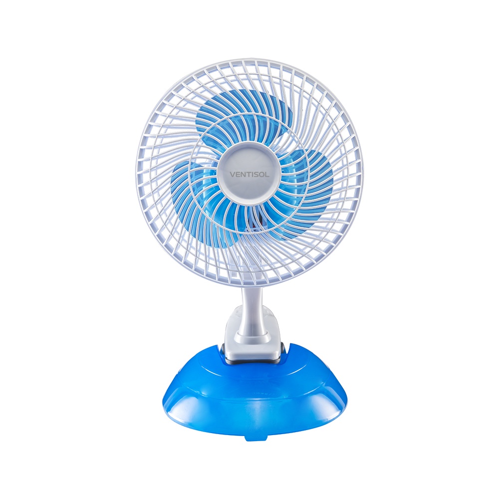 Ventilador mini 20 cm de mesa portátil com base removível (Ventisol)