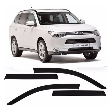 Calha de Chuva Defletor Mitsubishi Outlander 2015 a 2020 4 Portas Ecoflex