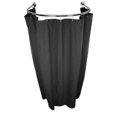 Cortina Preto Provador Arco 70x70 E 90x90 Privacidade Total em Oferta na Shopee