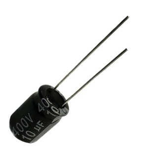 10 PÇS - CAPACITOR ELETROLITICO 10X400V - 10UF X 400V