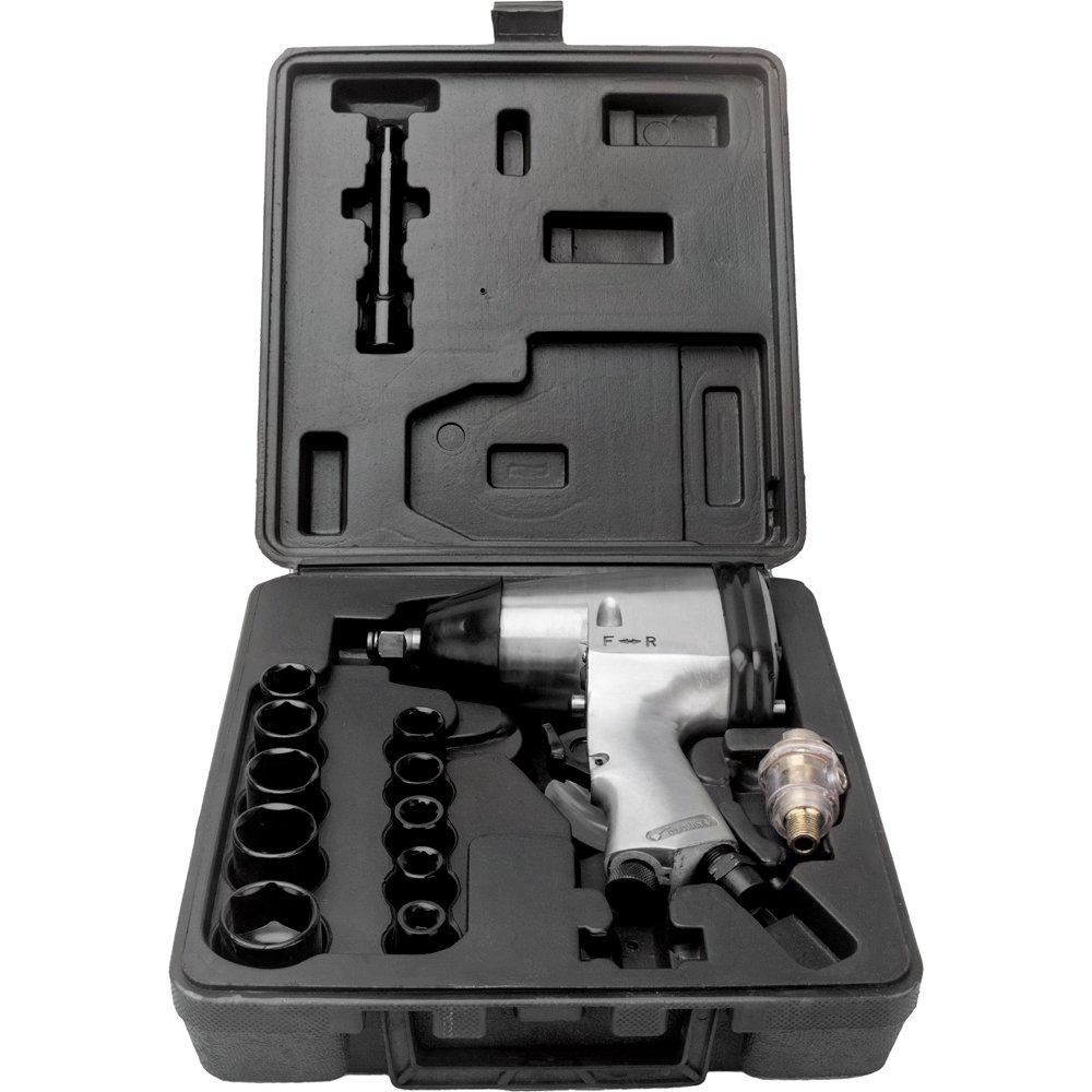 Kit de Chave de Impacto 1/2 Pol. Pneumática com 17 Acessório em Oferta na Shopee