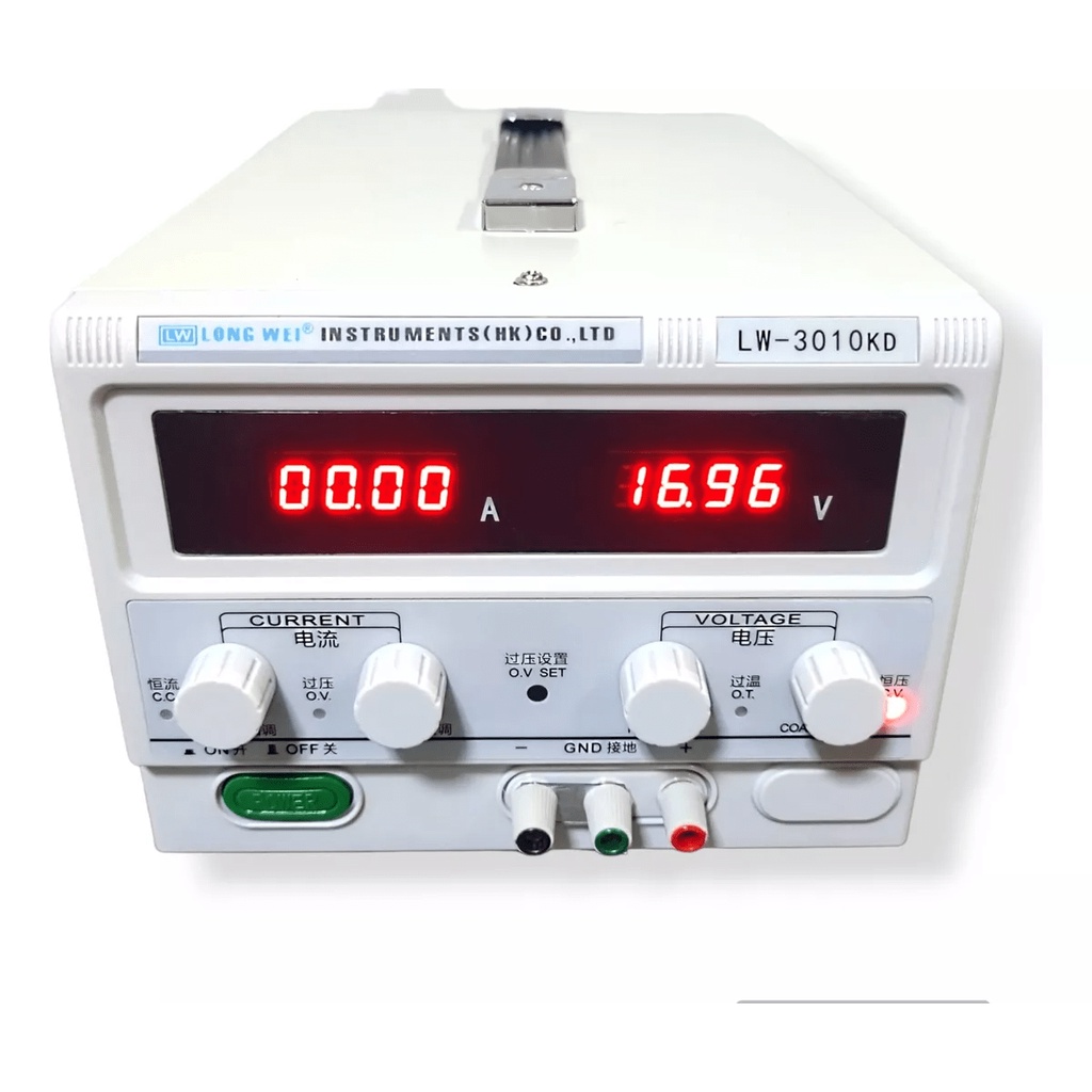 Fonte Alimentação Bancada 30V 10A De Precisão  LW-3010KD NFe