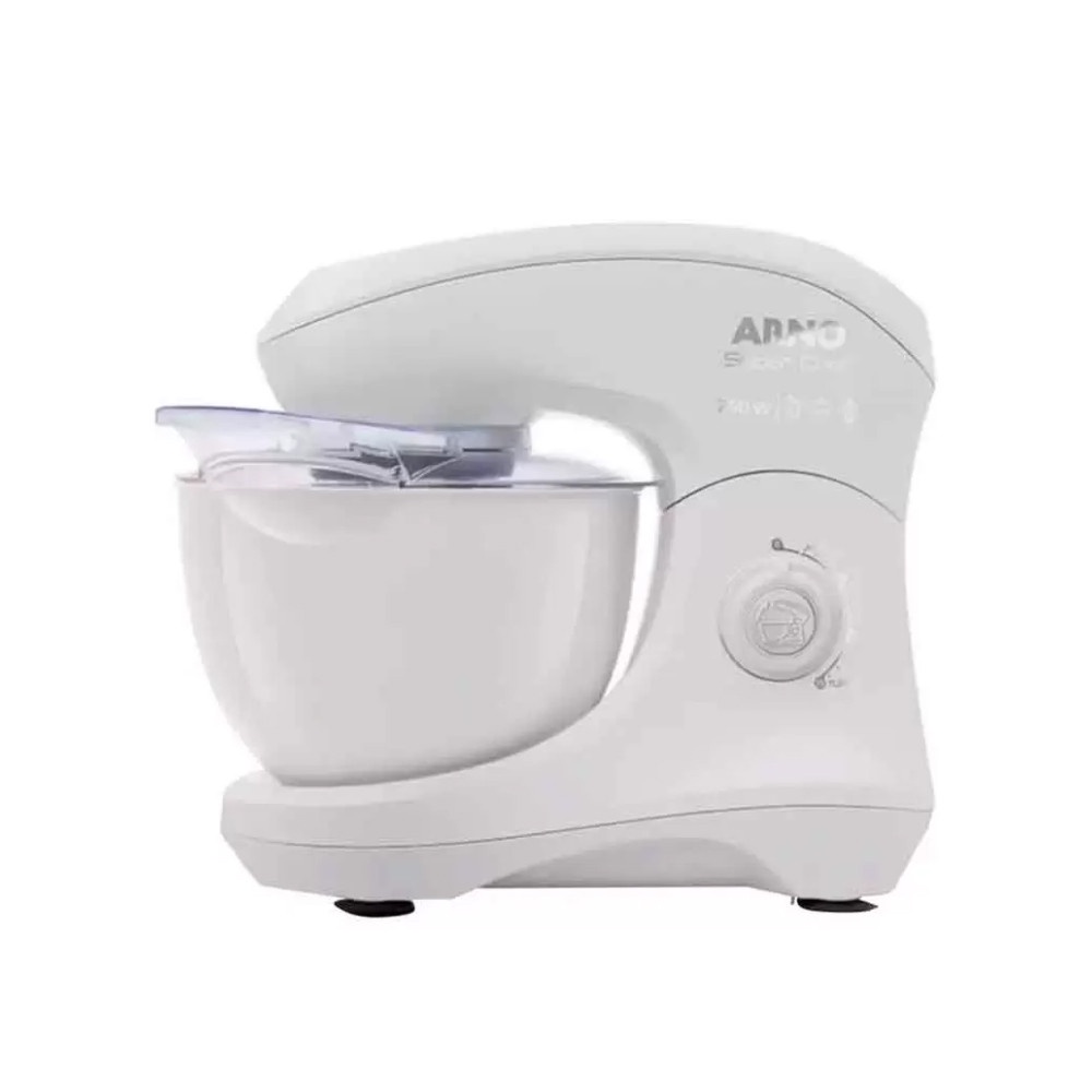 Batedeira Planetária Arno Super Chef 750W 5 litros 15 velocidades Branca KM00 em Oferta na Shopee