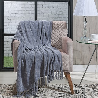Manta Decorativa Xale Para Sofá Cama Casal Lisa Boras 1,40m x 2,00m em Oferta na Shopee