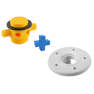 Bujão Com Flange Para Barco Em Alumínio Viveiros Em Geral