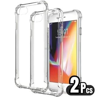 Kit 2 e 4 Capa Capinha IPhone Transparente Anti Impacto Tpu Case Para Apple 6/ 6s 7 8 Plus Se 2020 X/ Xs Xr 11 12 13 14 15 Pro Max Mini