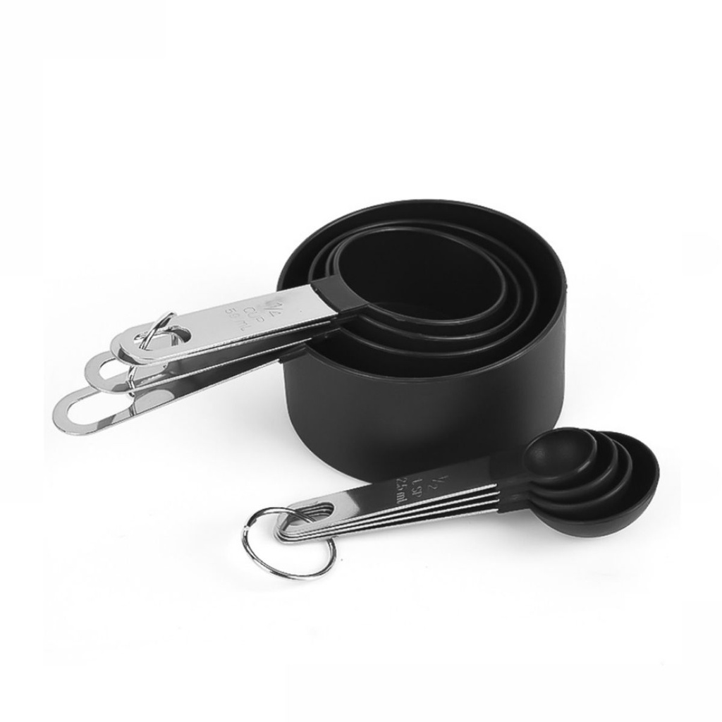 Conjunto Jogo Medidor Colher Xícara Culinário 8 Peças Kit Medidor de Cozinha em Oferta na Shopee