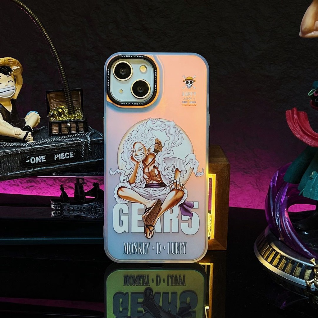 One Piece Luffy Nika sun Deus Quinta Peça Equipamento Rockstar Games Lançamento Marca De Luxo iphone 14 11 13 12 X XS Pro Max xr Mini 7 8 Mais Capa De Celular Resistente A Queda De Gradiente À Prova De Choque