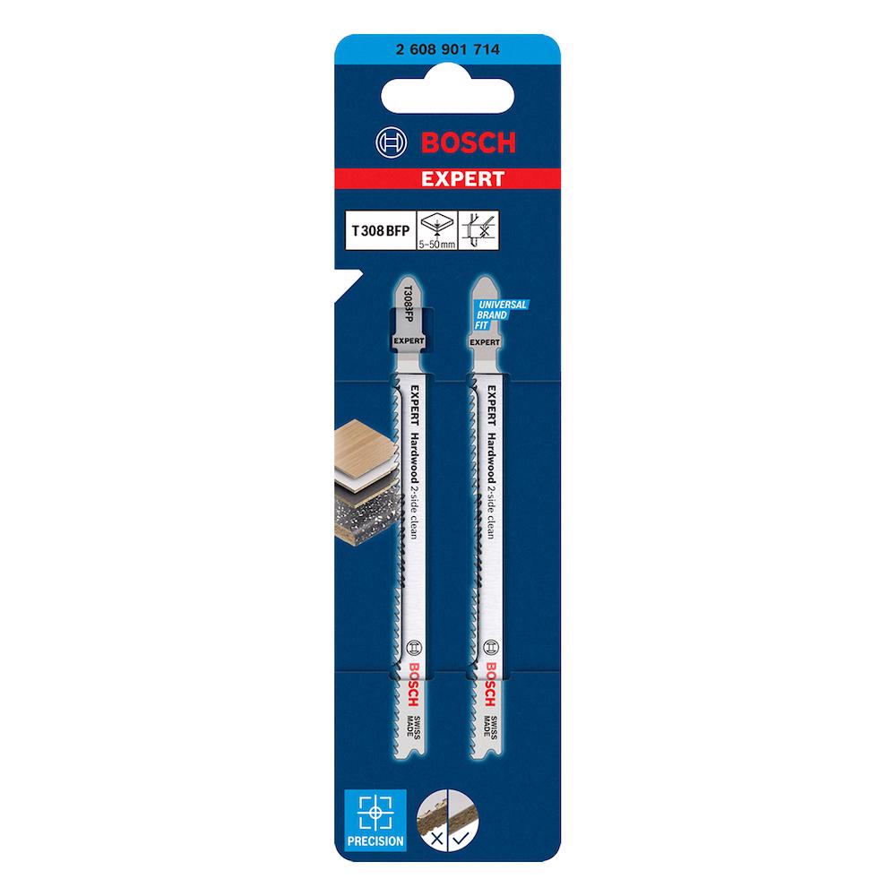 Lâmina de serra tico tico Bosch EXPERT Hardwood Clean T308BFP, 2 lâminas em Oferta na Shopee