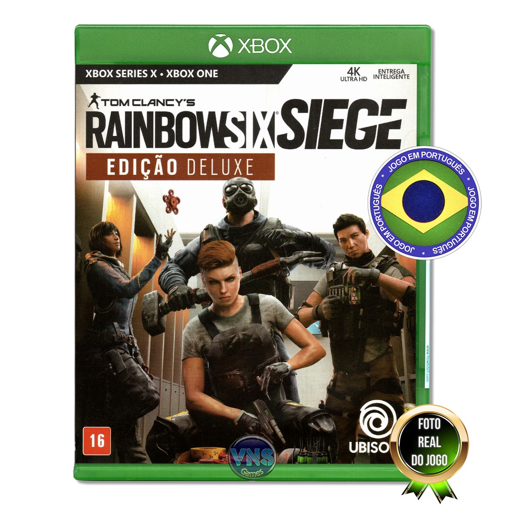 Tom Clancy's Rainbow Six Siege Edição Deluxe - Xbox - Mídia Física Novo Lacrado